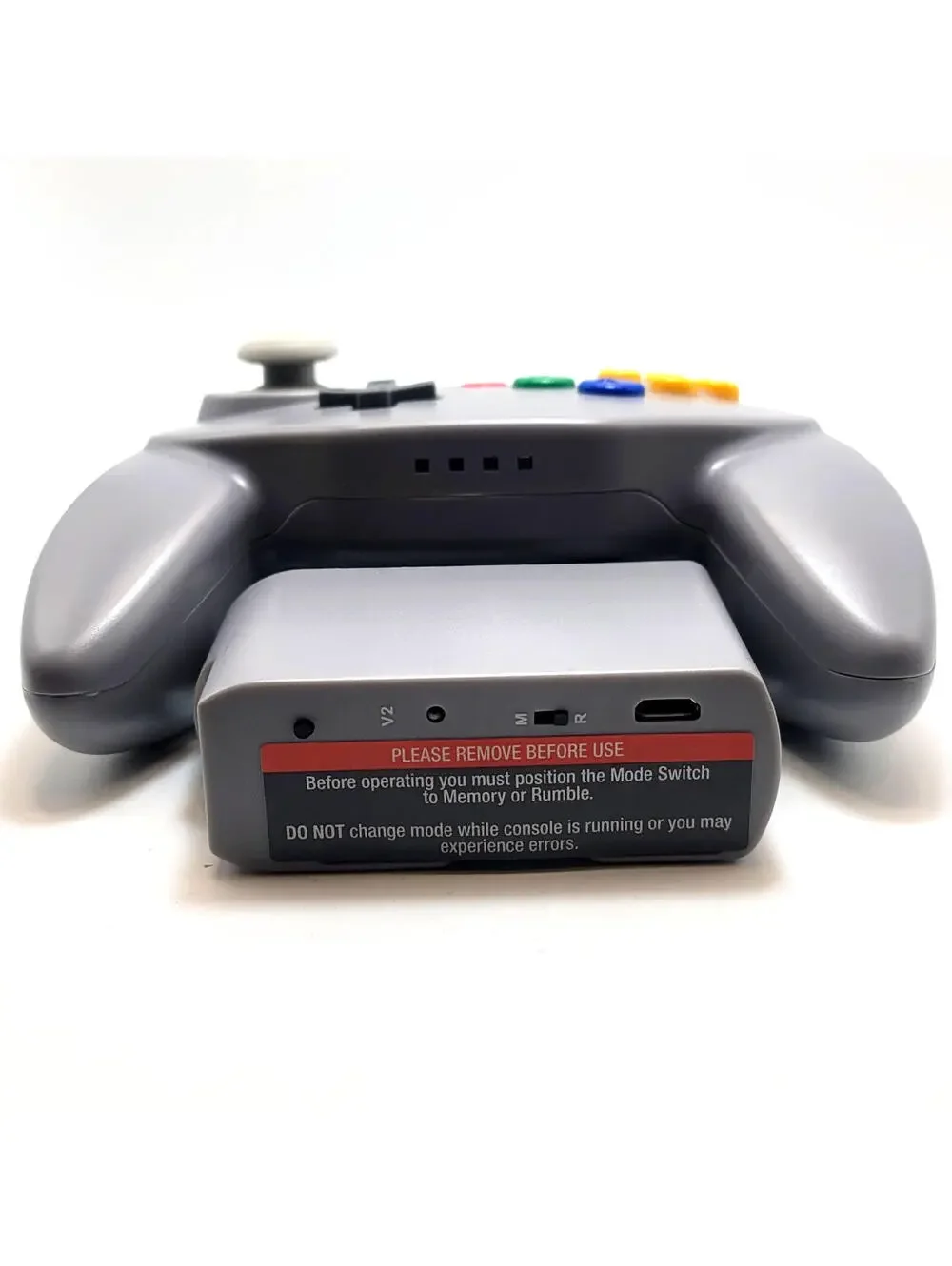 Tribute64 2.4GHz Wireless Controller for N64, Switch, & USB - Gray - NEW IN BOX!